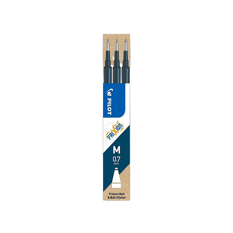 PILOT Frixion pen vullingen set - 3 stuks zwarte inkt