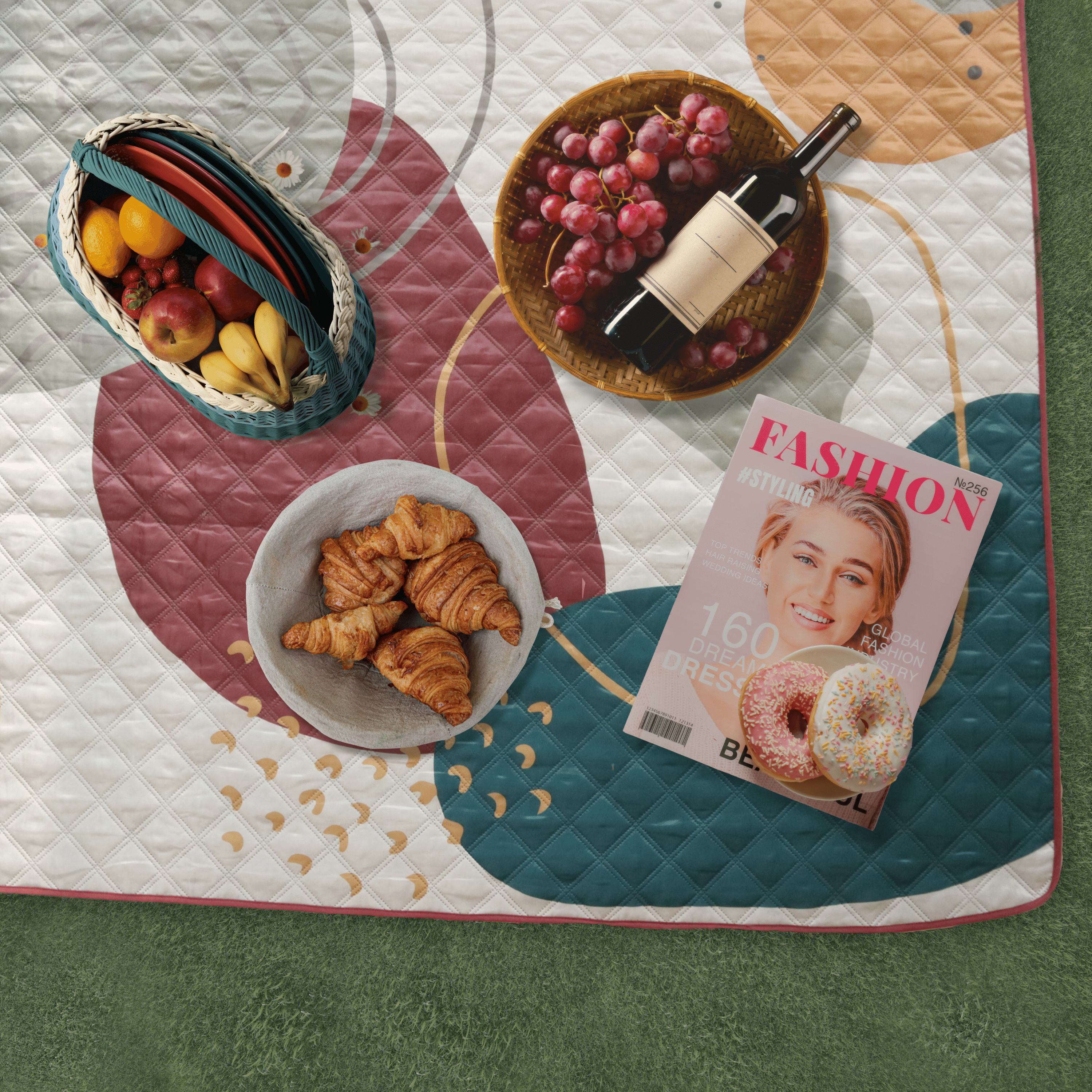 Vultera Picknickkleed - waterdicht buitenkleed - XXL - 200x200cm - picknick