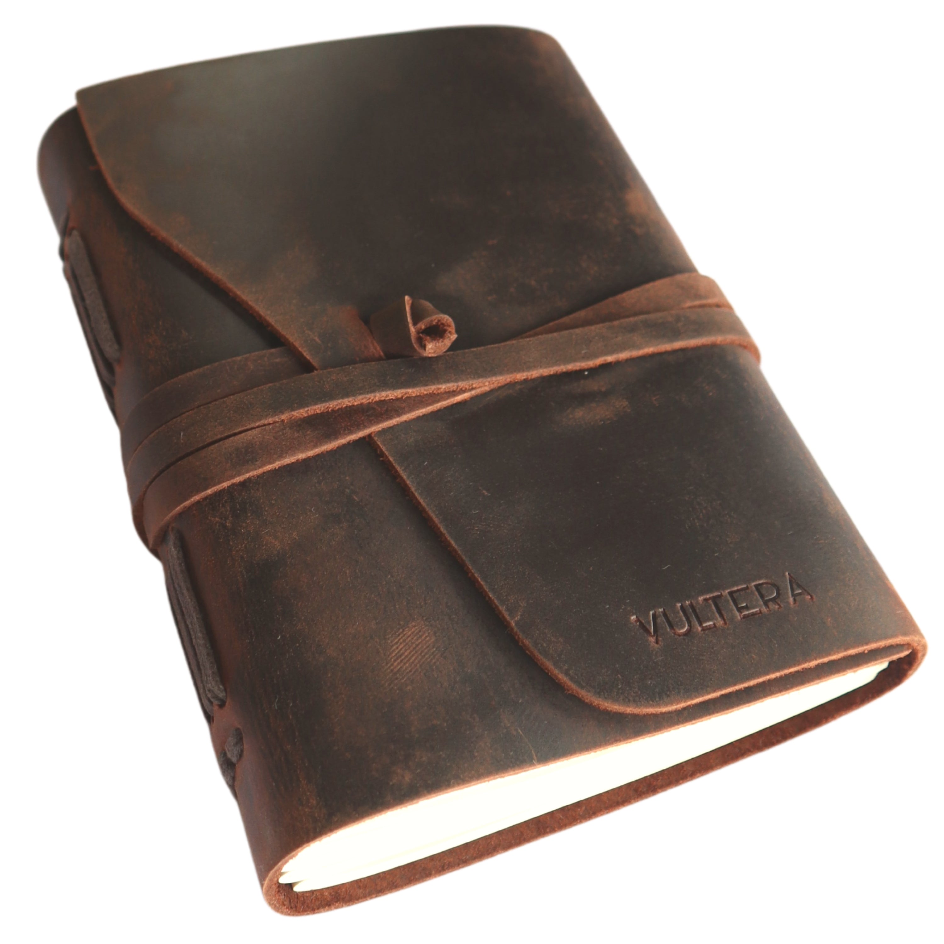 VINTAGE - B6 leren notitieboek