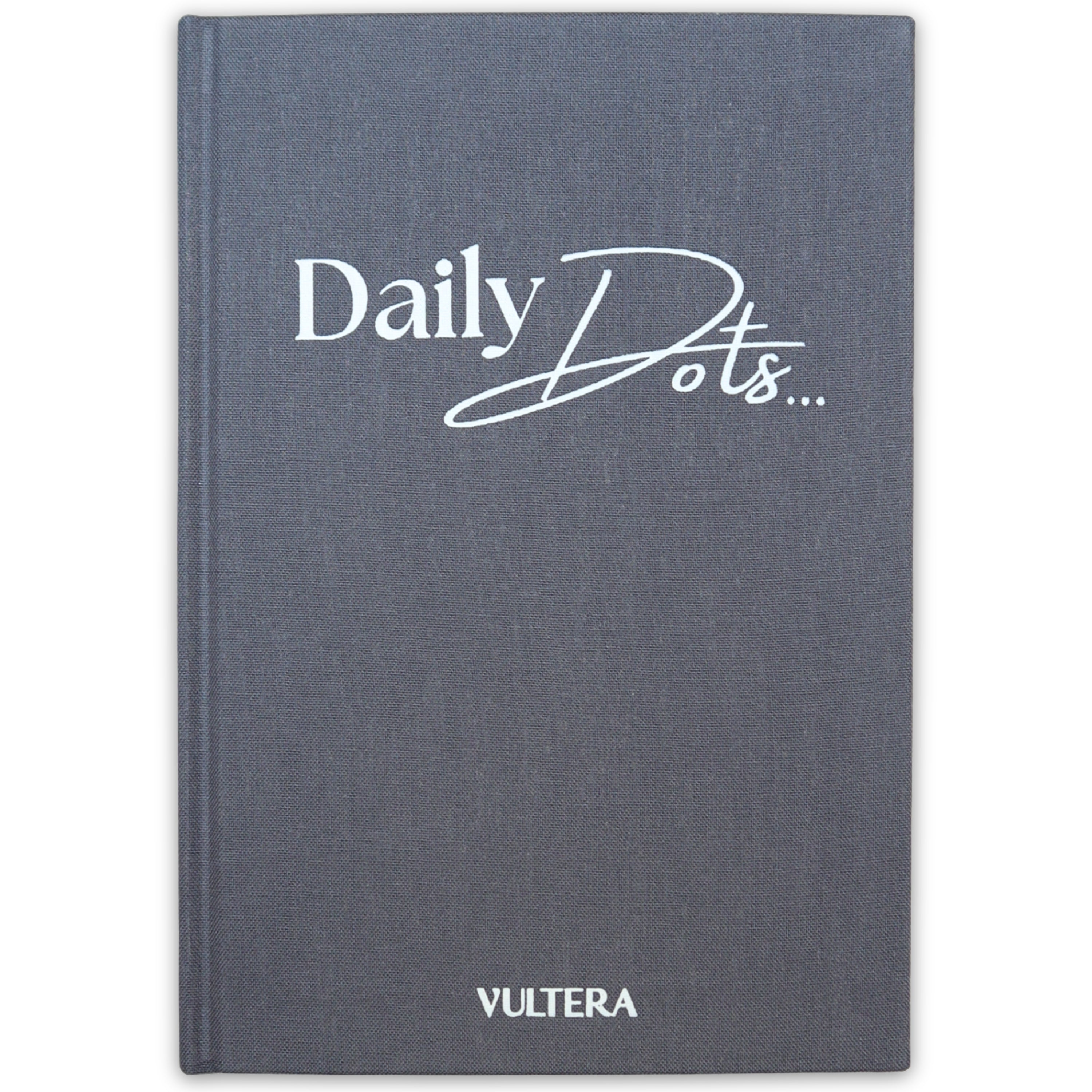 Vultera Daily Dots – Bullet Journal – Tagebuch – A5 – Blaugrau