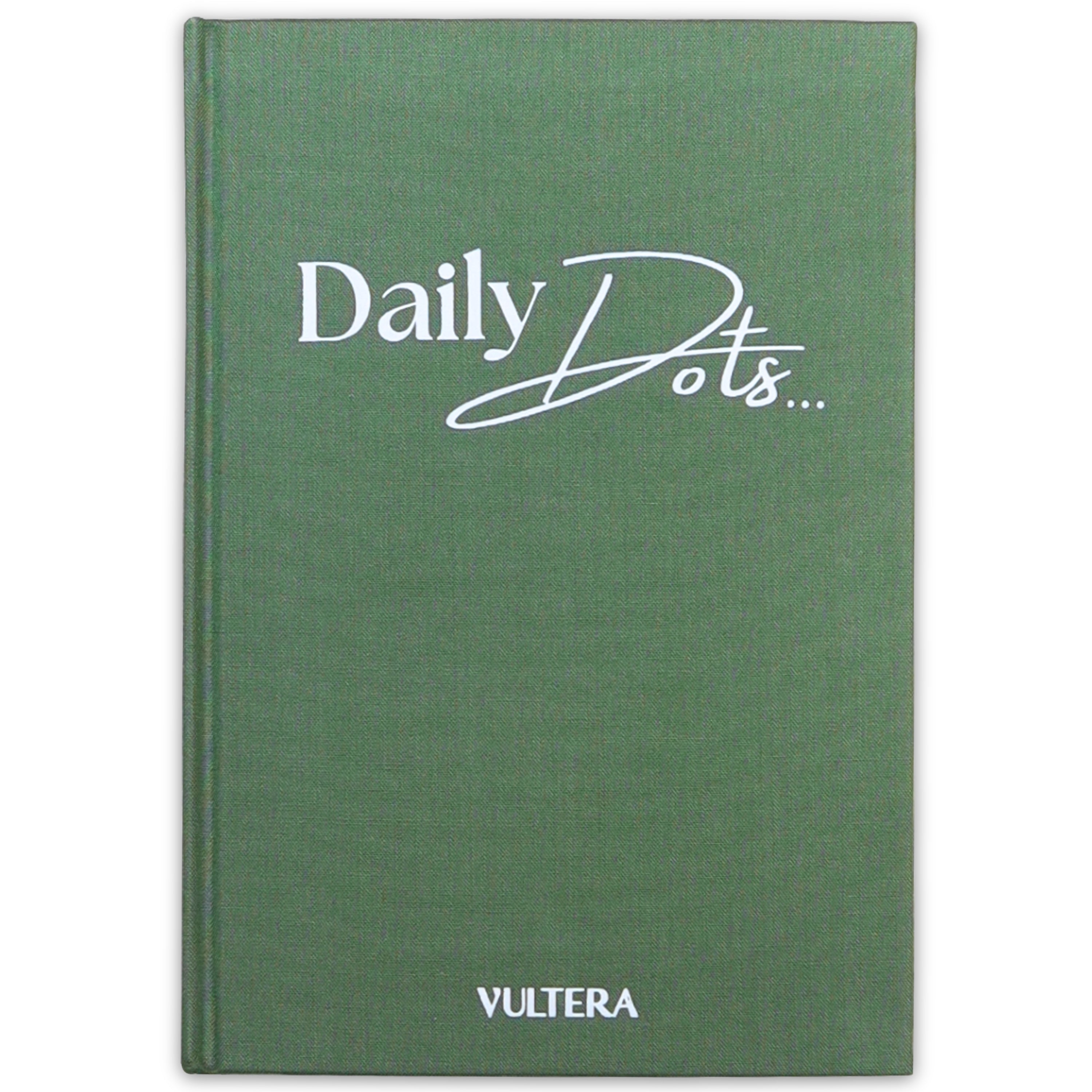 Vultera Daily Dots – Bullet Journal – Tagebuch – A5 – Grün