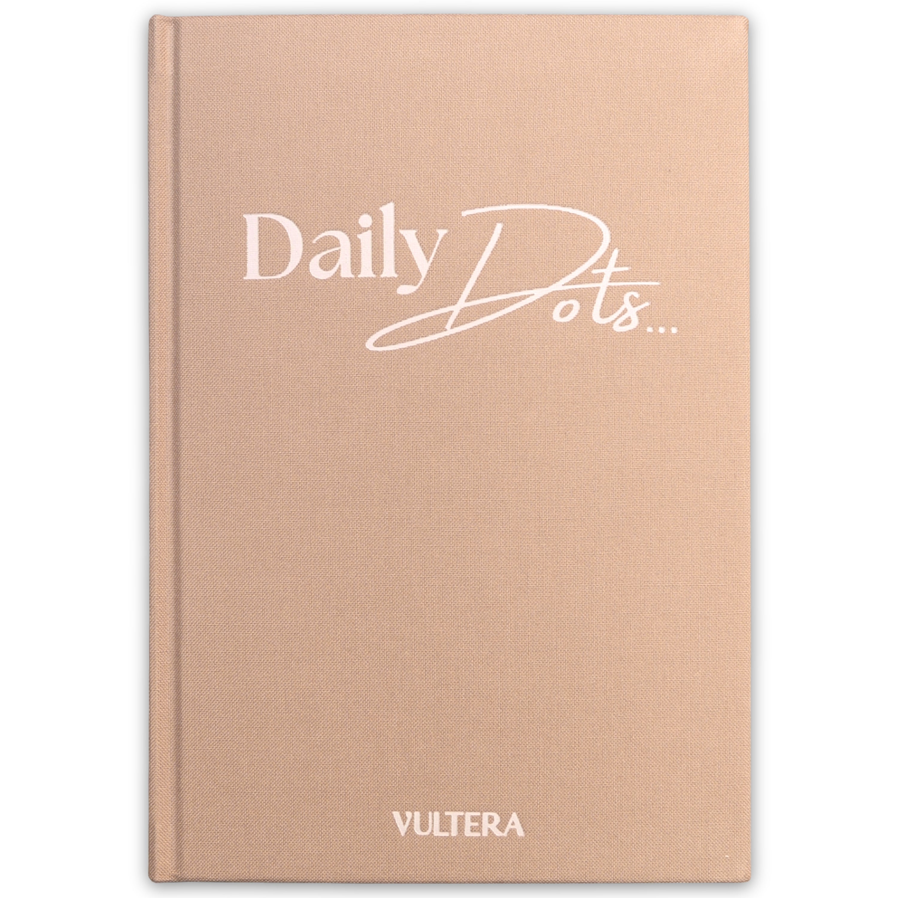 Vultera Daily Dots – Bullet Journal – Tagebuch – A5 – Champagner
