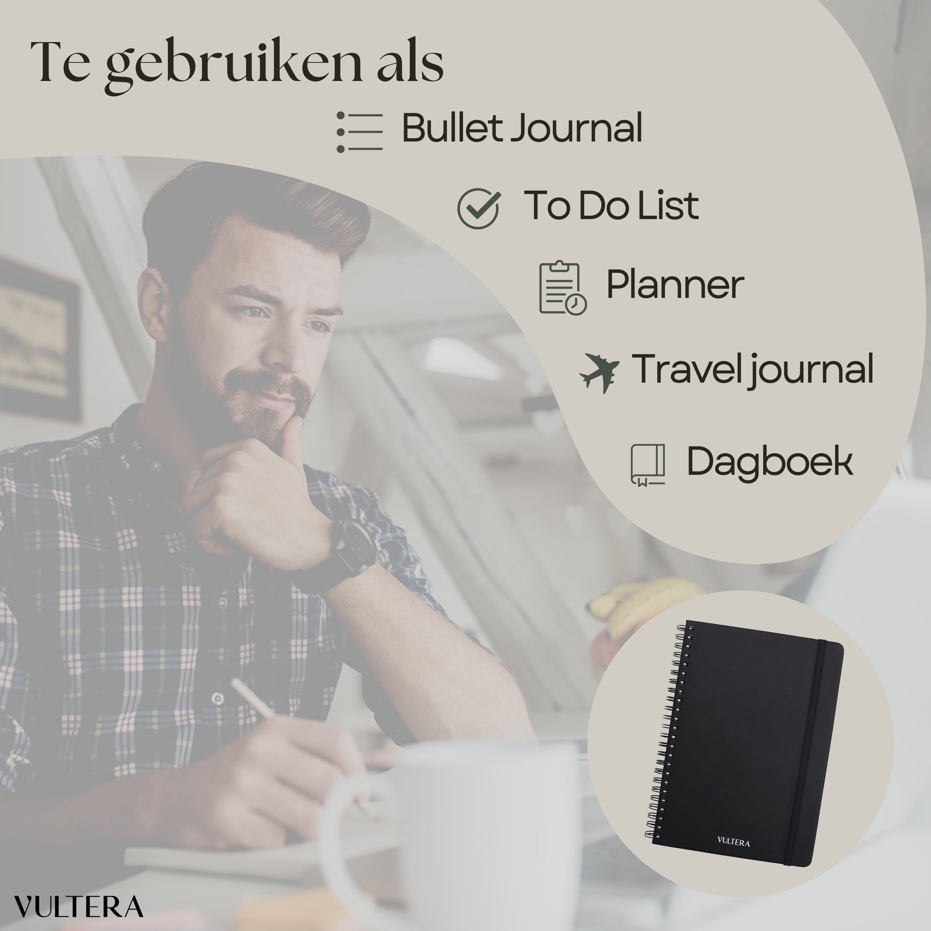 Löschbares Notizbuch A5 – Schwarz