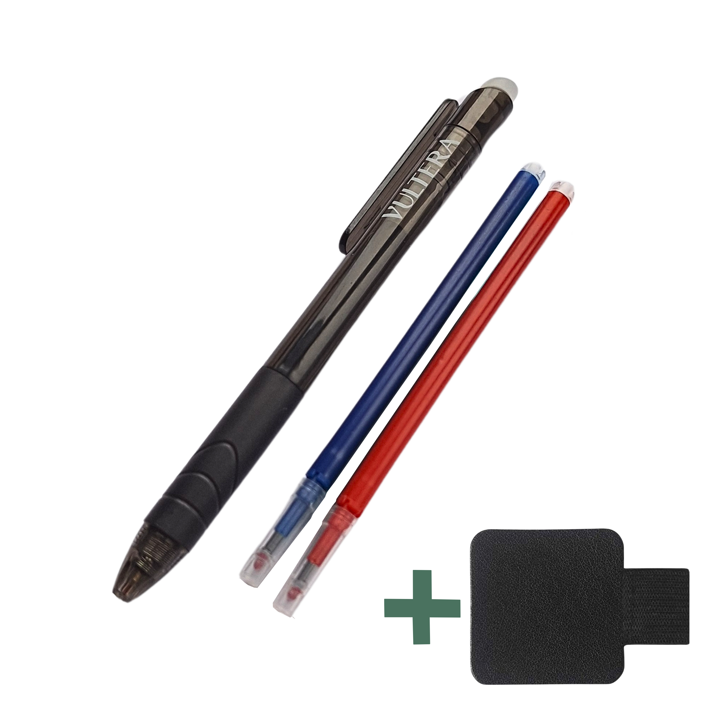 Vultera uitwisbare pen - 3 vullingen en kleuren - Voor uitwisbaar notitieboek