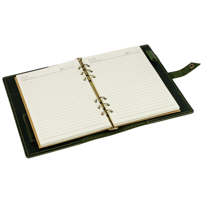 ROALD - A5 leren notitieboek - Gepersonaliseerd