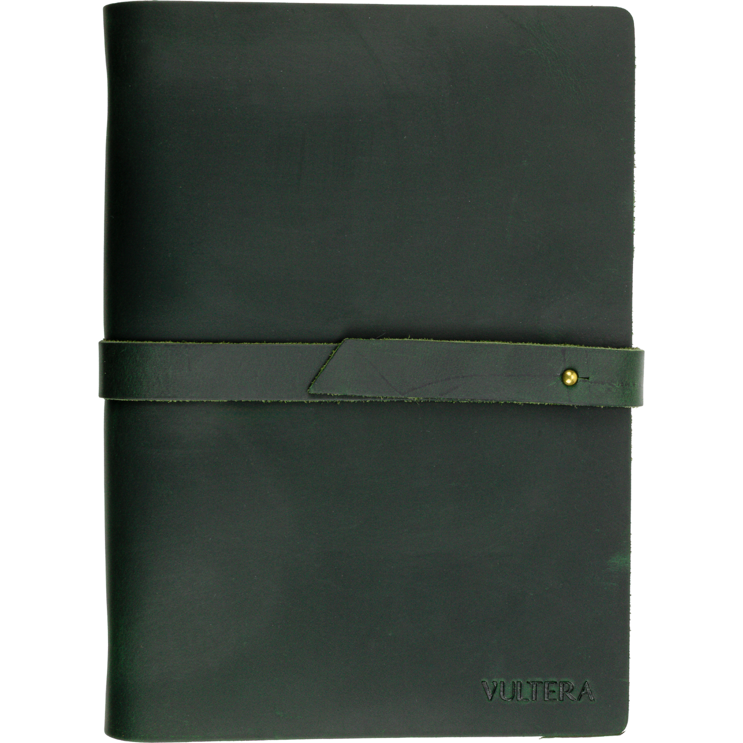 MARCO - Leren notitieboek - A5 - Groen