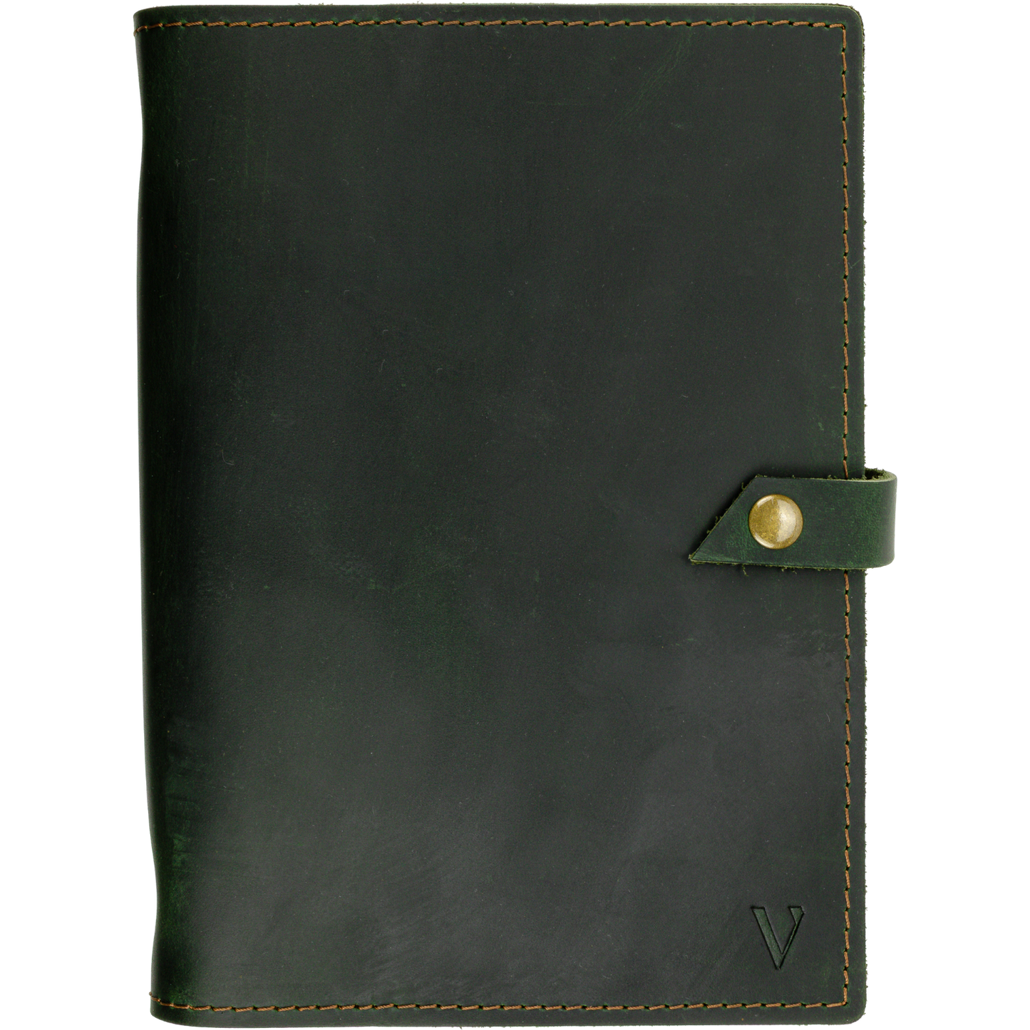 ROALD - A5 leren notitieboek - Groen