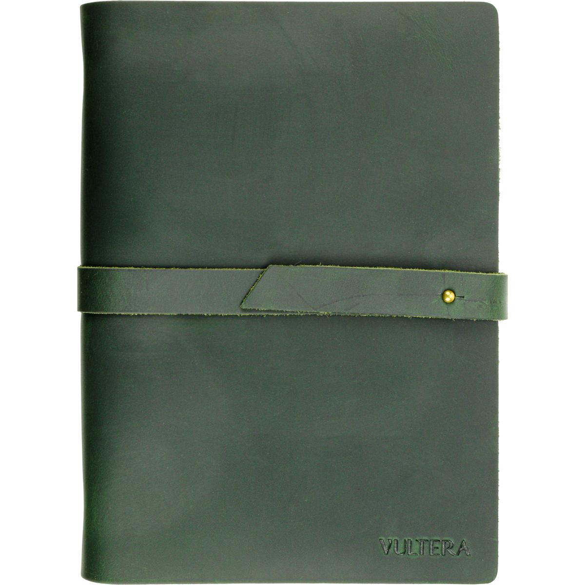 MARCO - Leren notitieboek - A5 - Groen