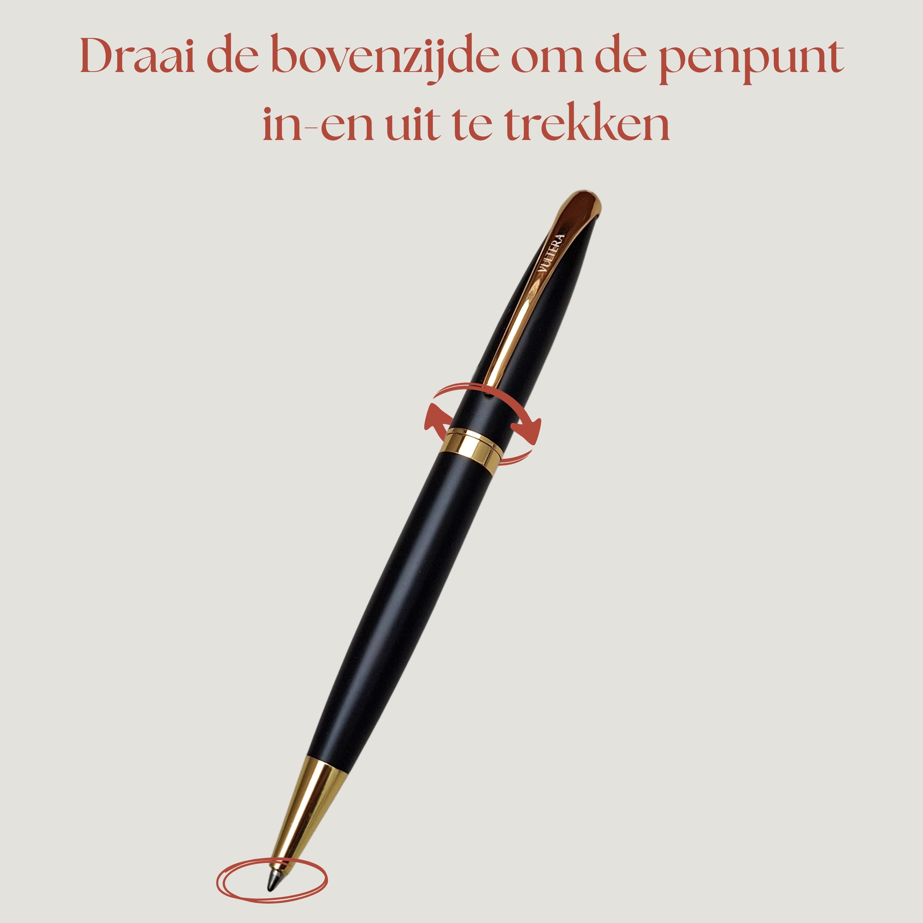 Balpen - zwarte inkt