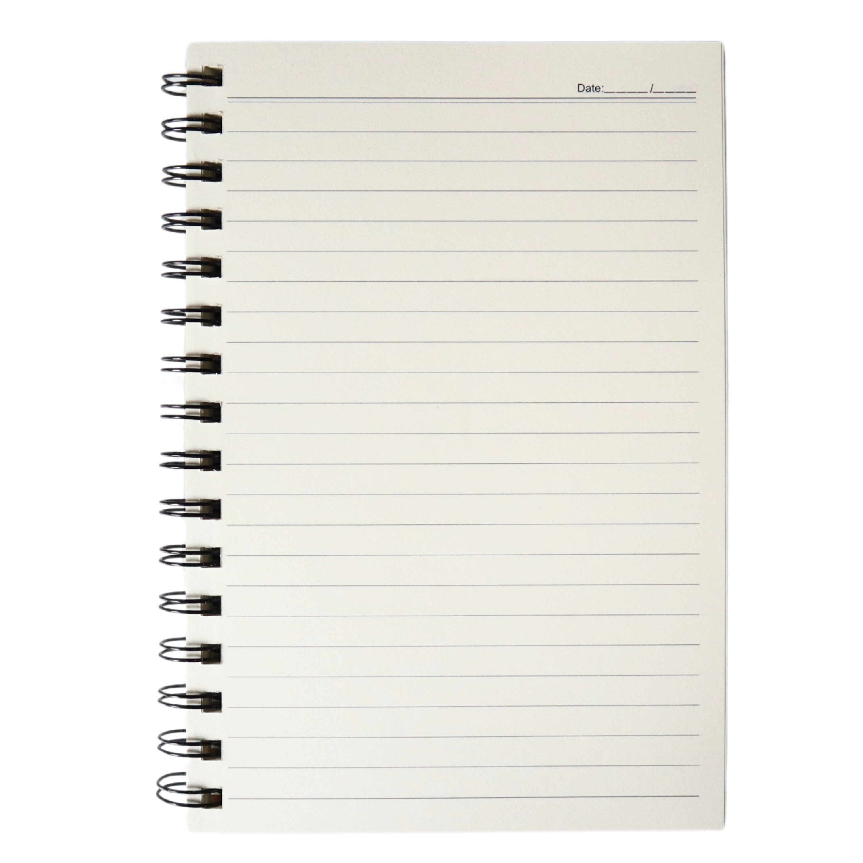 Notepad paper refill - A5 - spiral - lined - for Mungo notebook