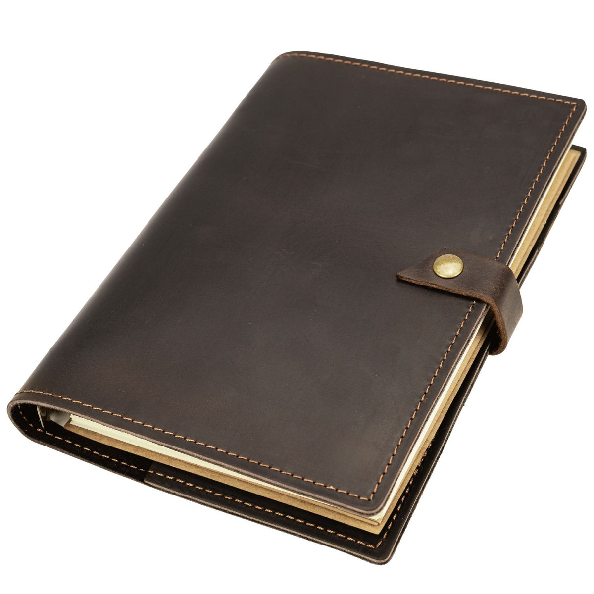ROALD - A5 leren notitieboek - Gepersonaliseerd