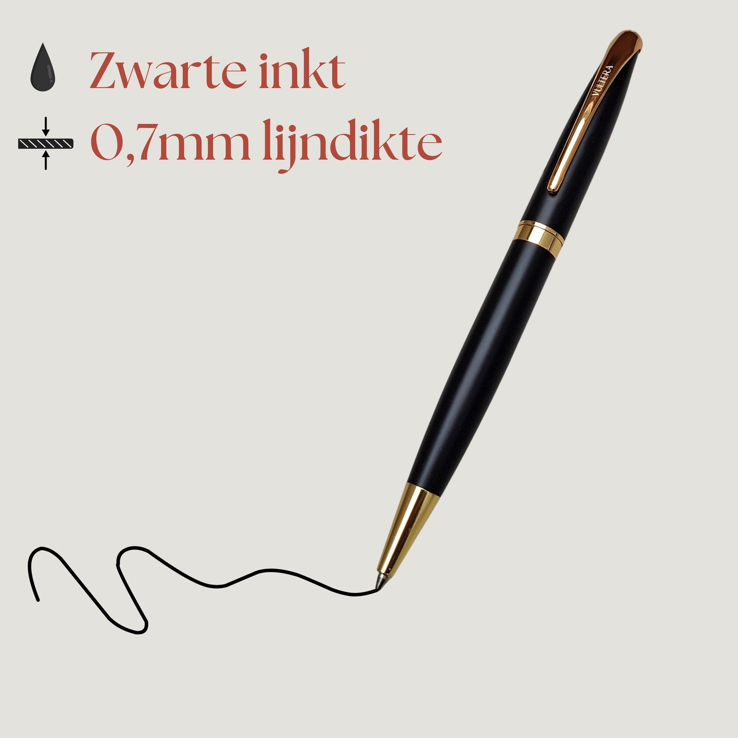 Balpen - zwarte inkt