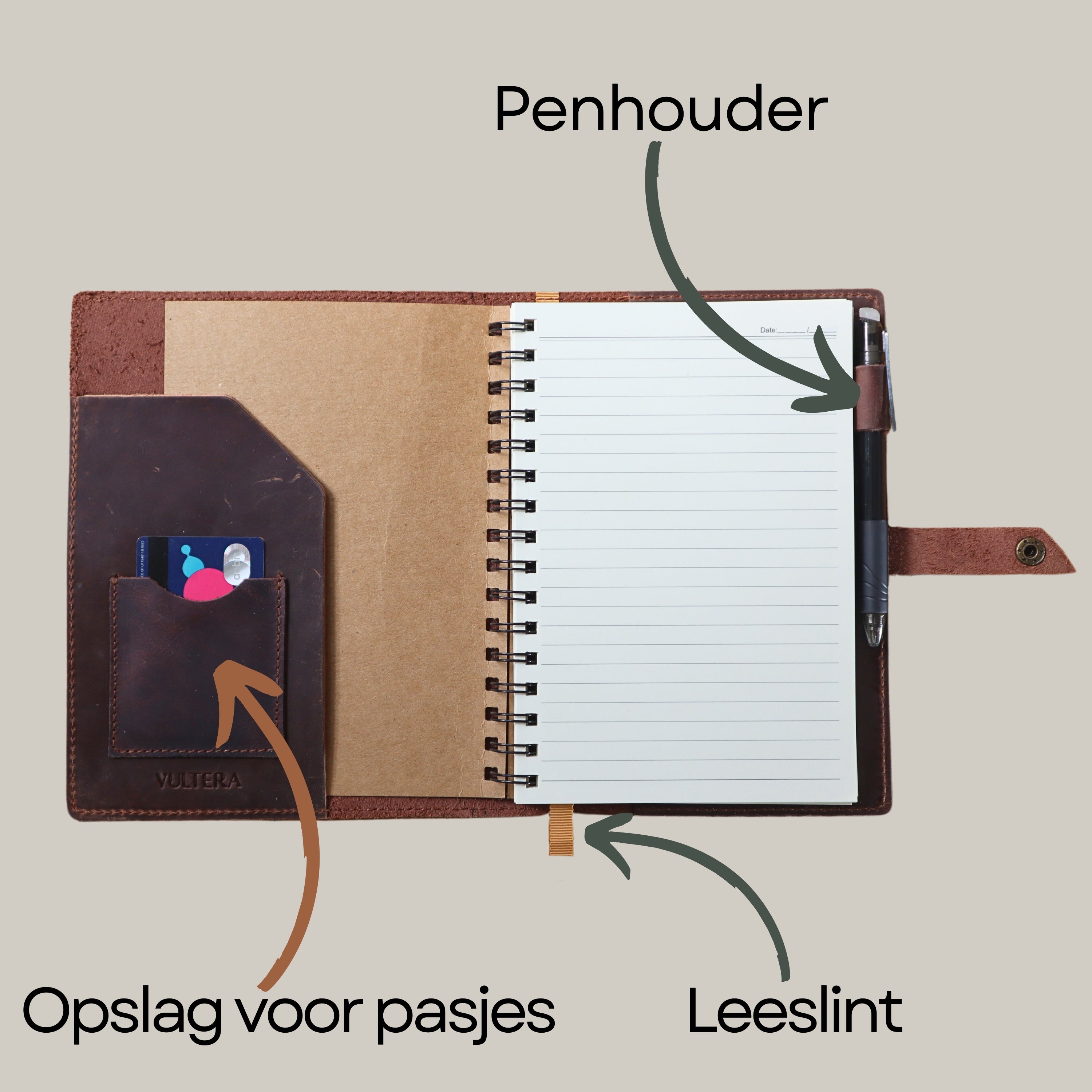 MUNGO - A5-Ledernotizbuch