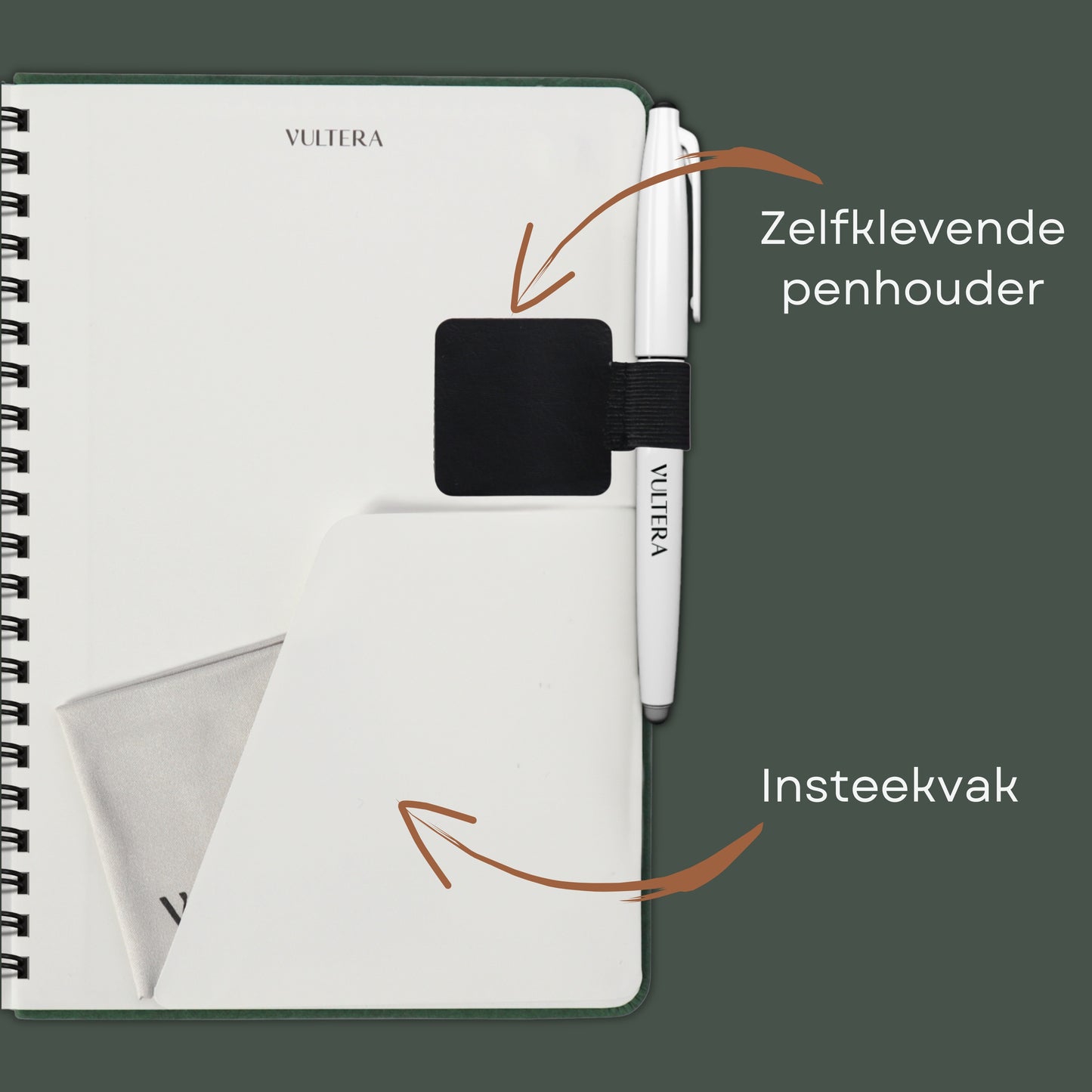 Uitwisbaar notitieboek A5 - Black