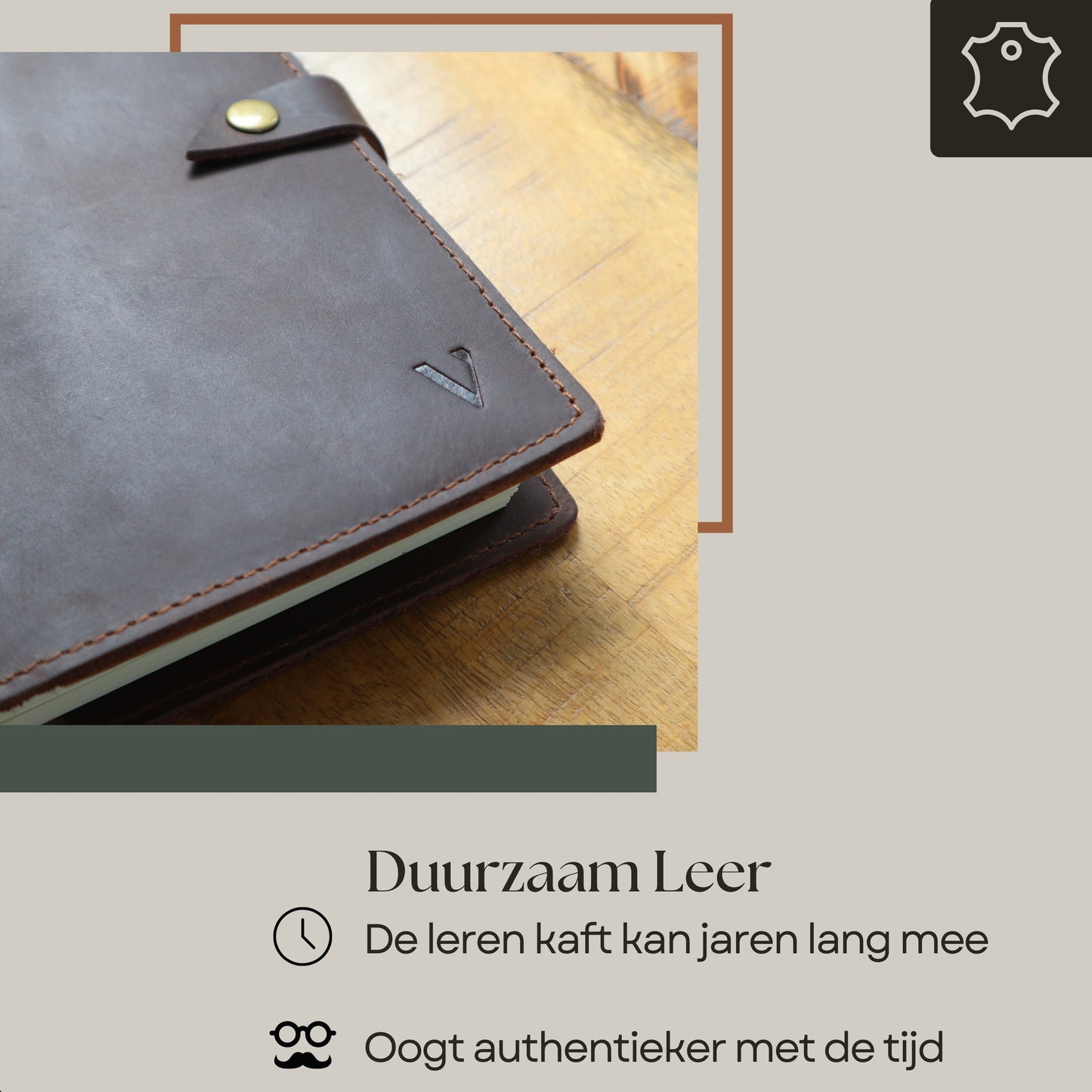 MUNGO - A5 leren notitieboek