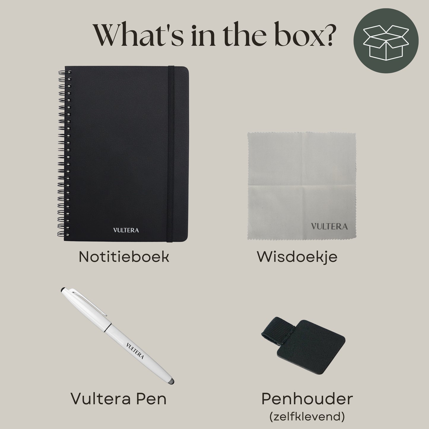 Uitwisbaar notitieboek A5 - Black