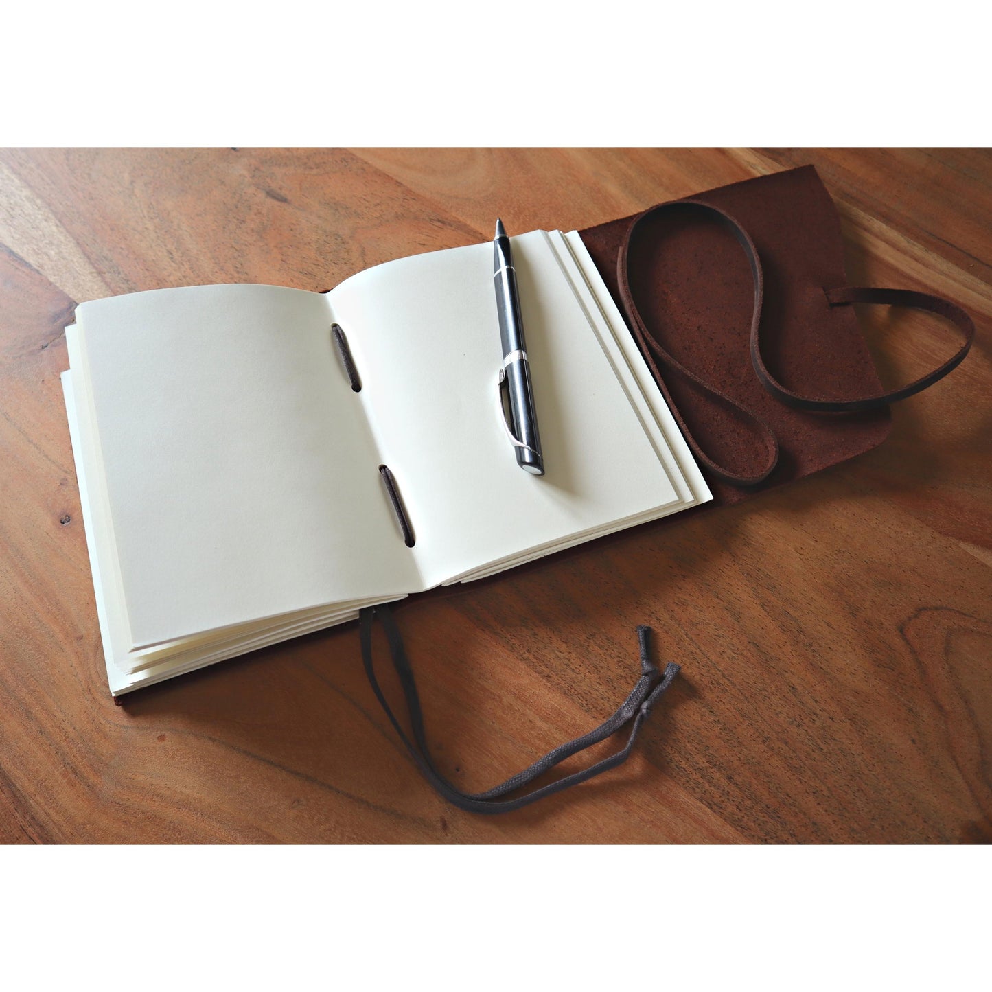 VINTAGE - B6 leren notitieboek