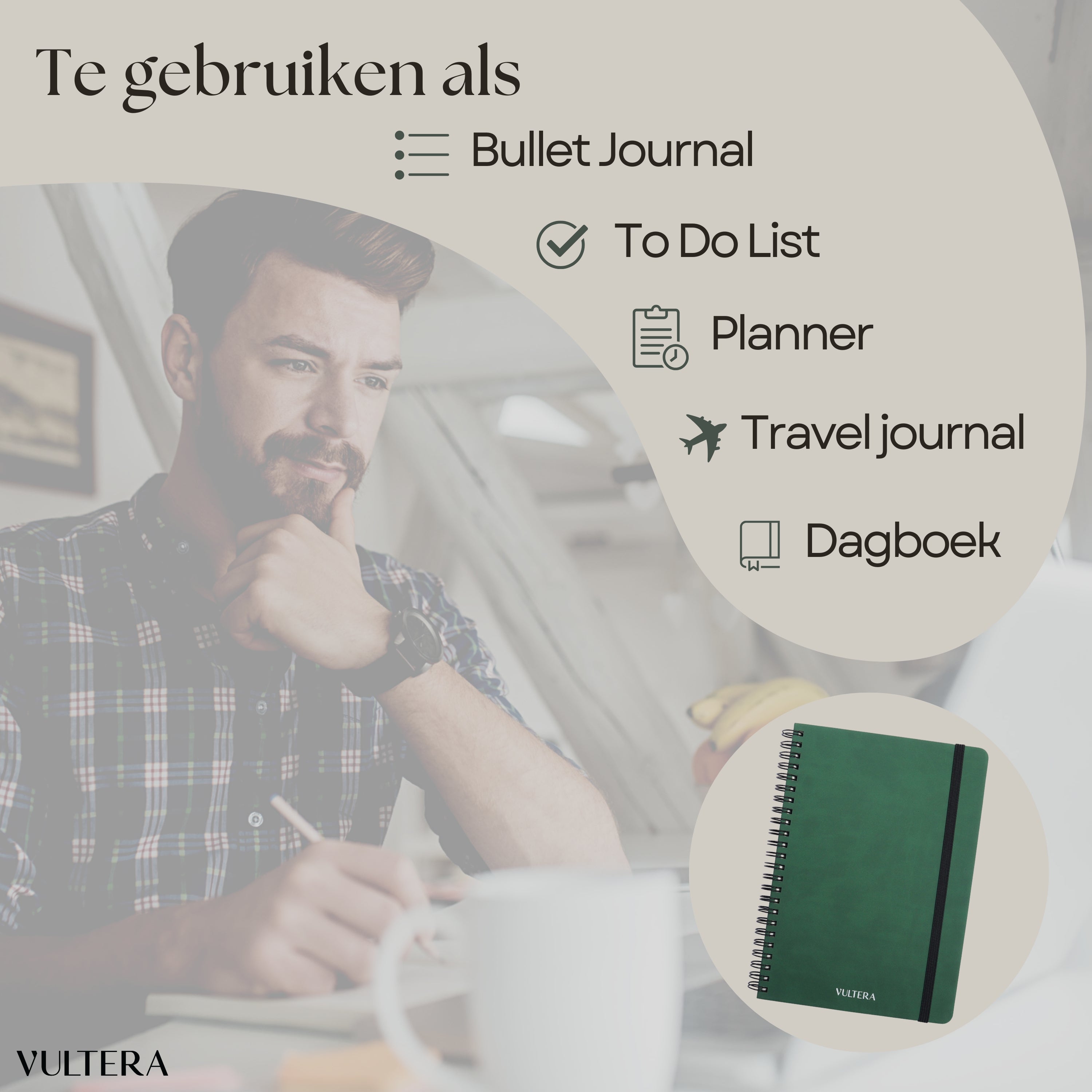 Löschbares Notizbuch A5 – Grün