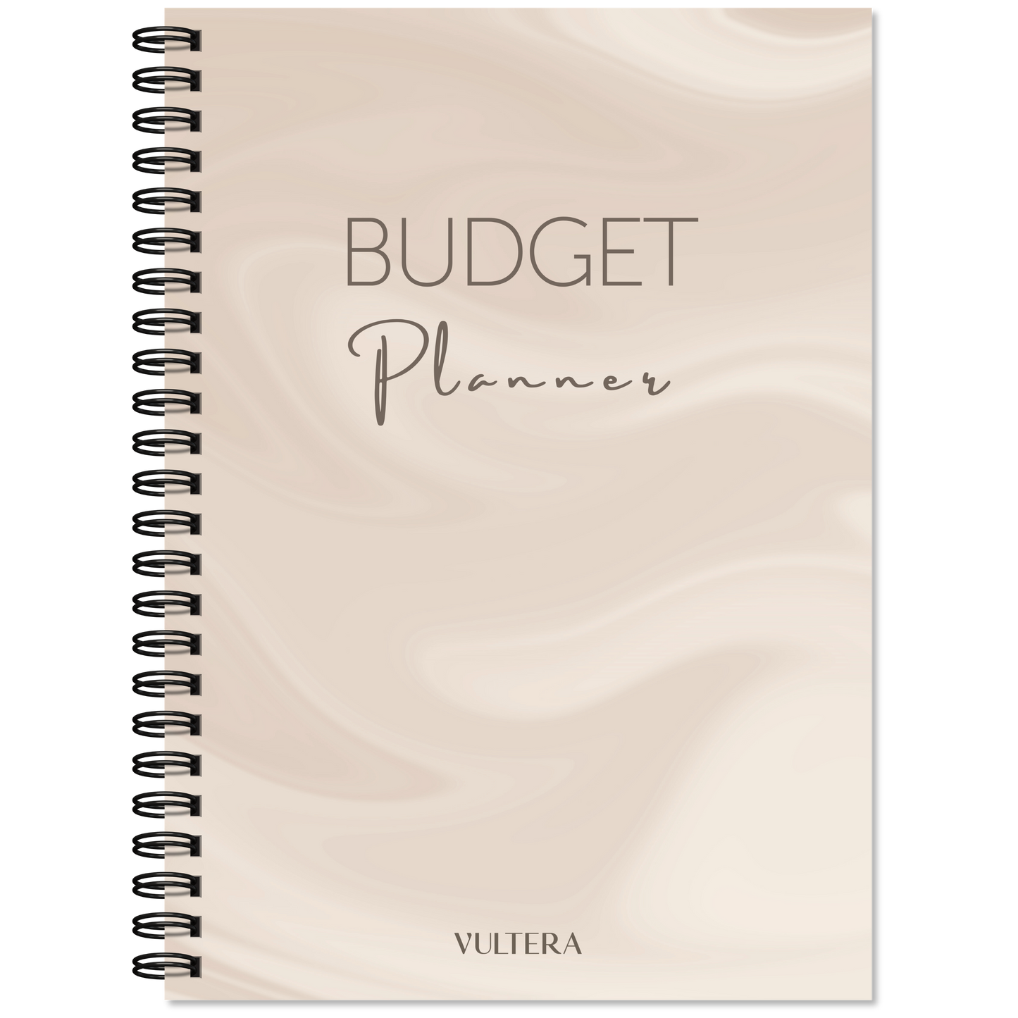 Budget planner - Cream Velvet
