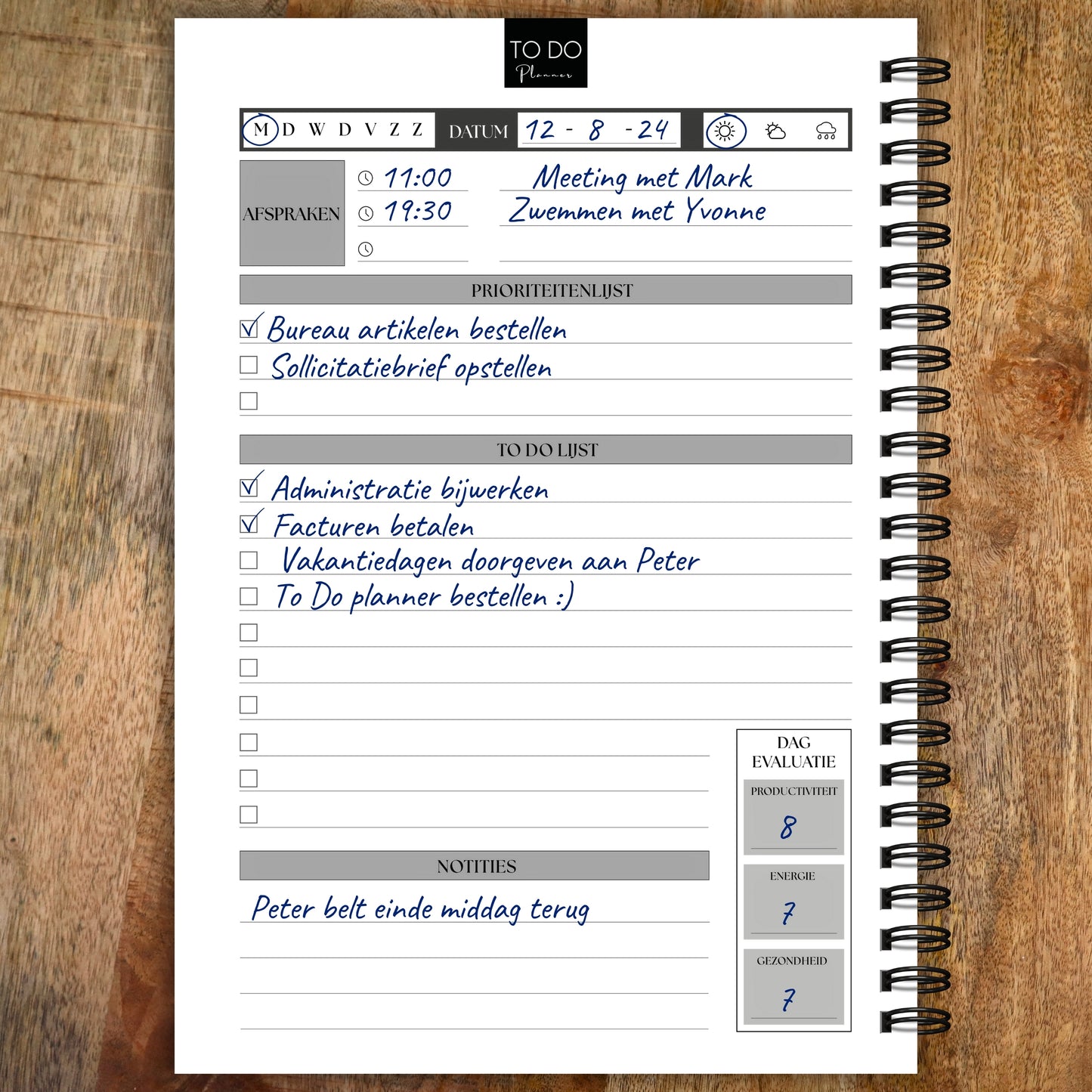 To Do Planner - Classic