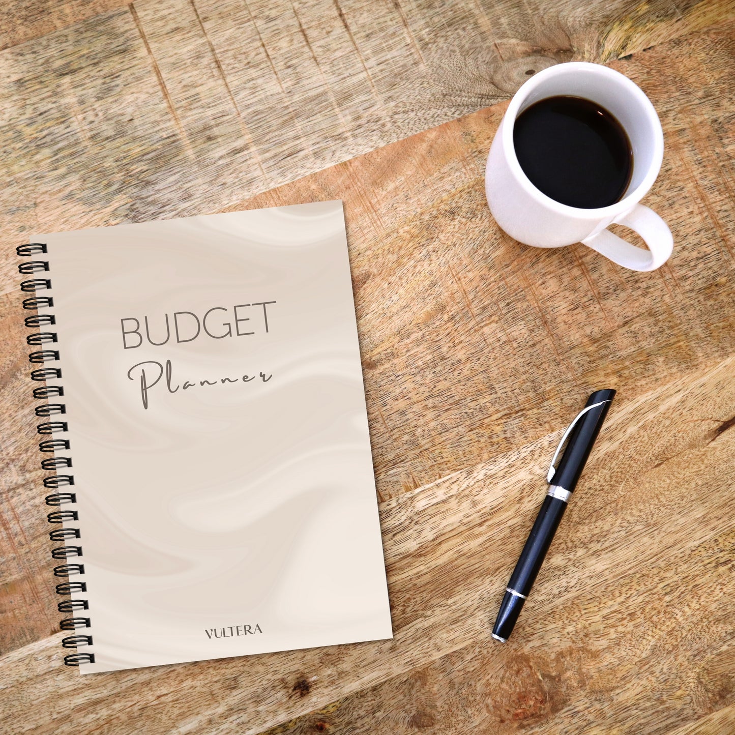 Budget planner - Cream Velvet